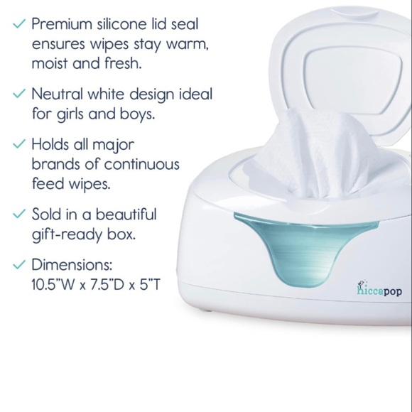 hiccapop Baby Wipe Warmer and Baby Wet Wipes Dispenser | - Picture 3 of 5